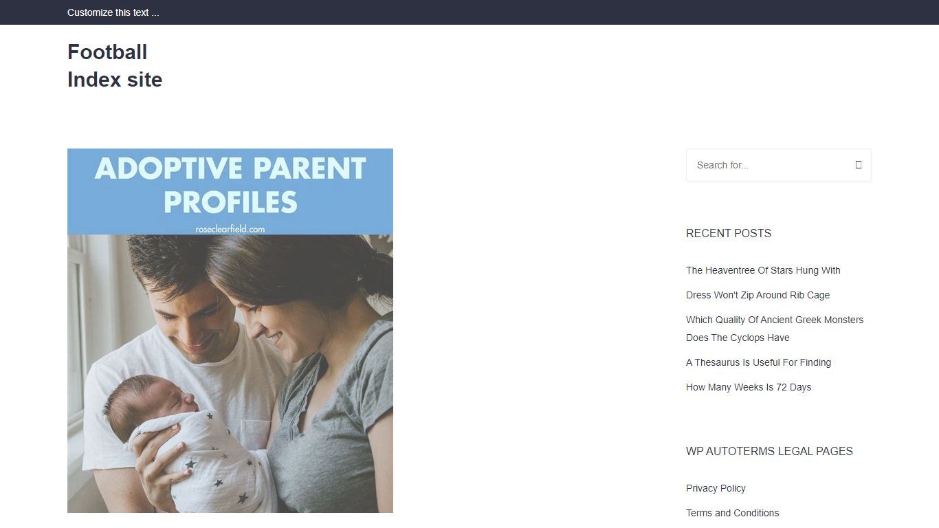 Replace Mom With Birthing Parent - Football Index site